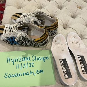 SOLD Size 36 Horsey Patch Golden Goose